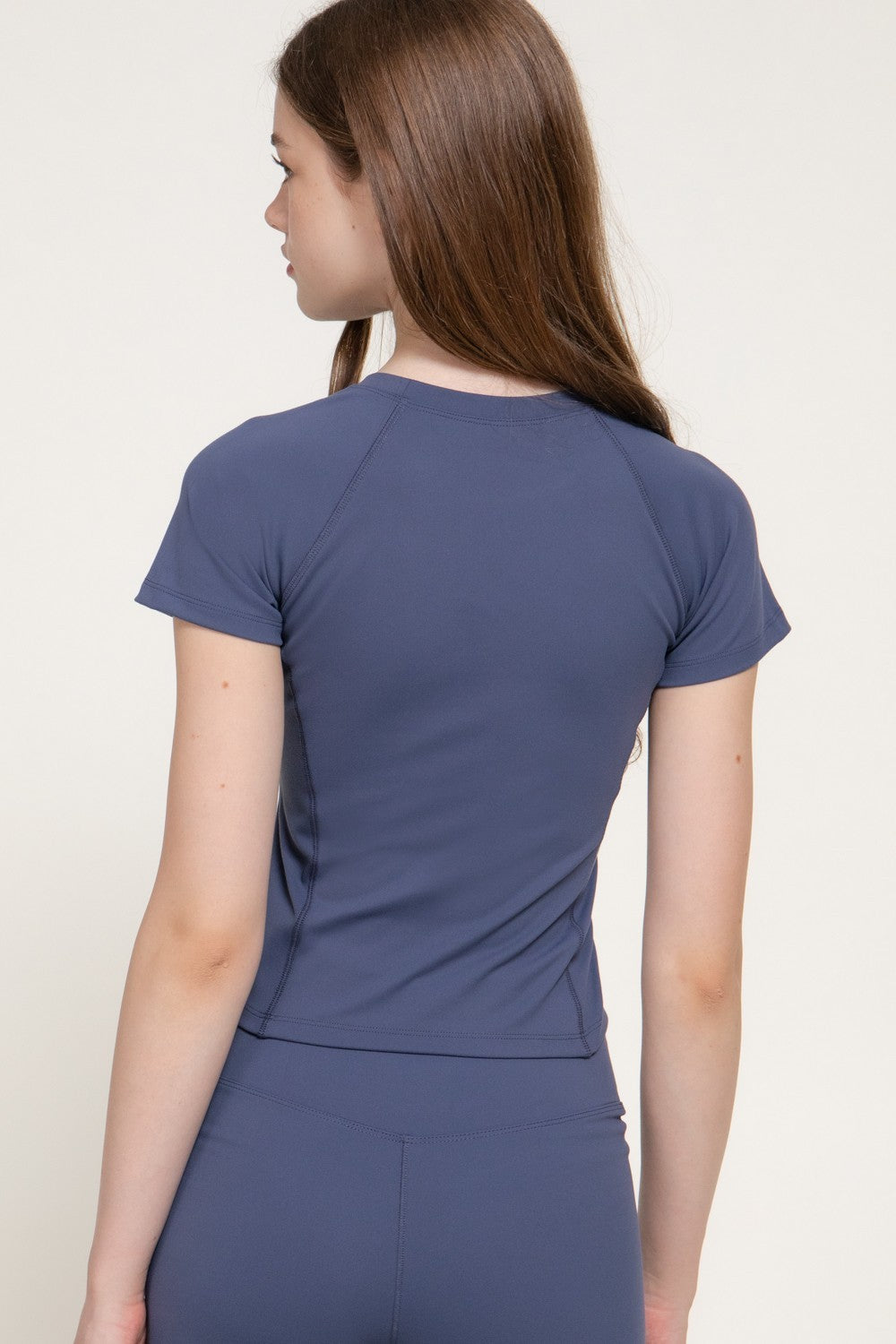 Short Raglan Slv Workout Top