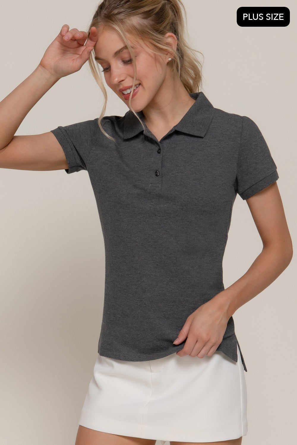 Short Sleeve Classic Pique Polo Top