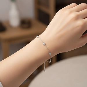 Starlit Bezel Chain Bracelet