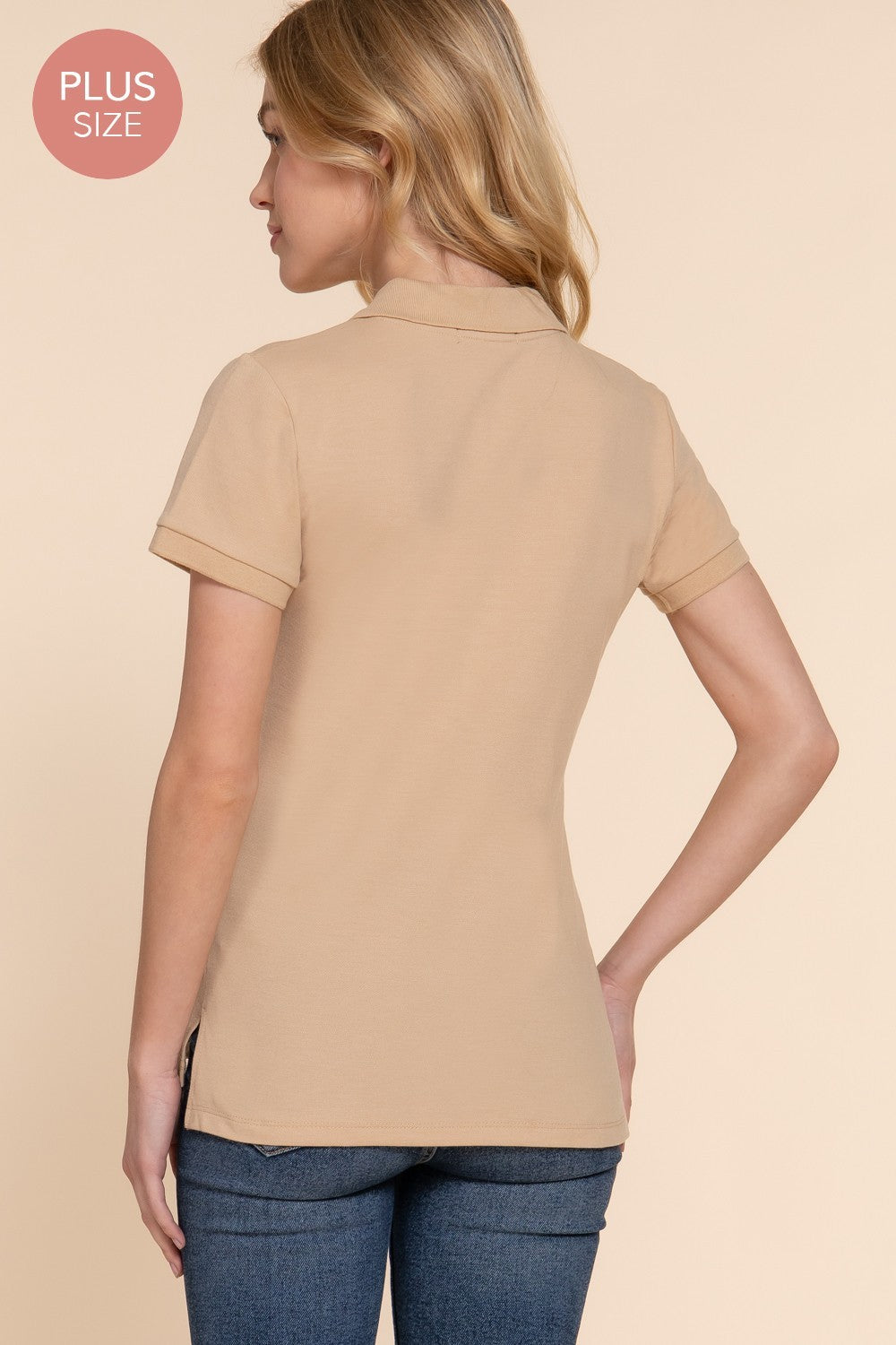 Short Sleeve Classic Pique Polo Top