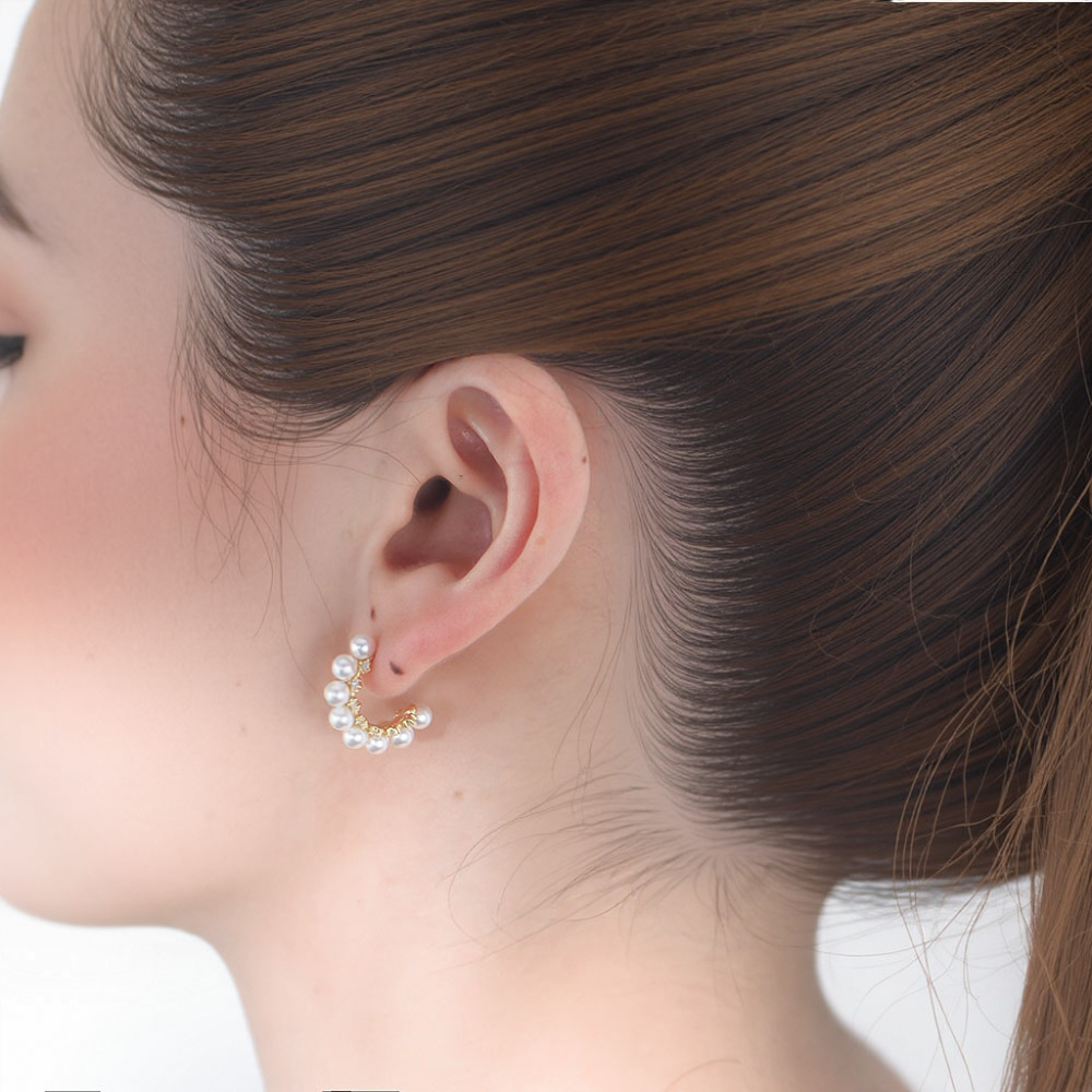 Lumina Pearl Earrings Stella Harte