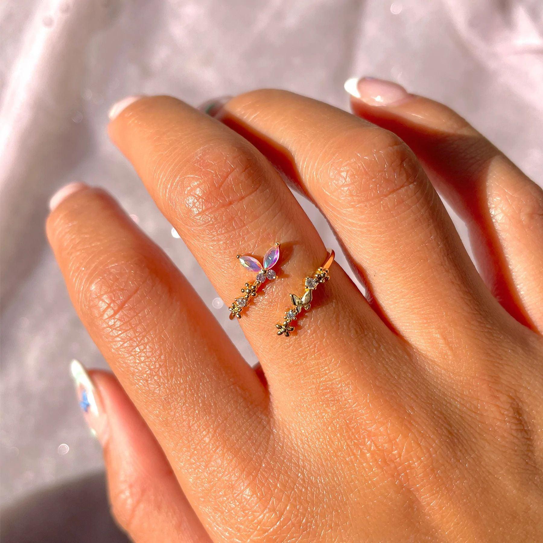 Butterfly Blossom Ring Stella Harte