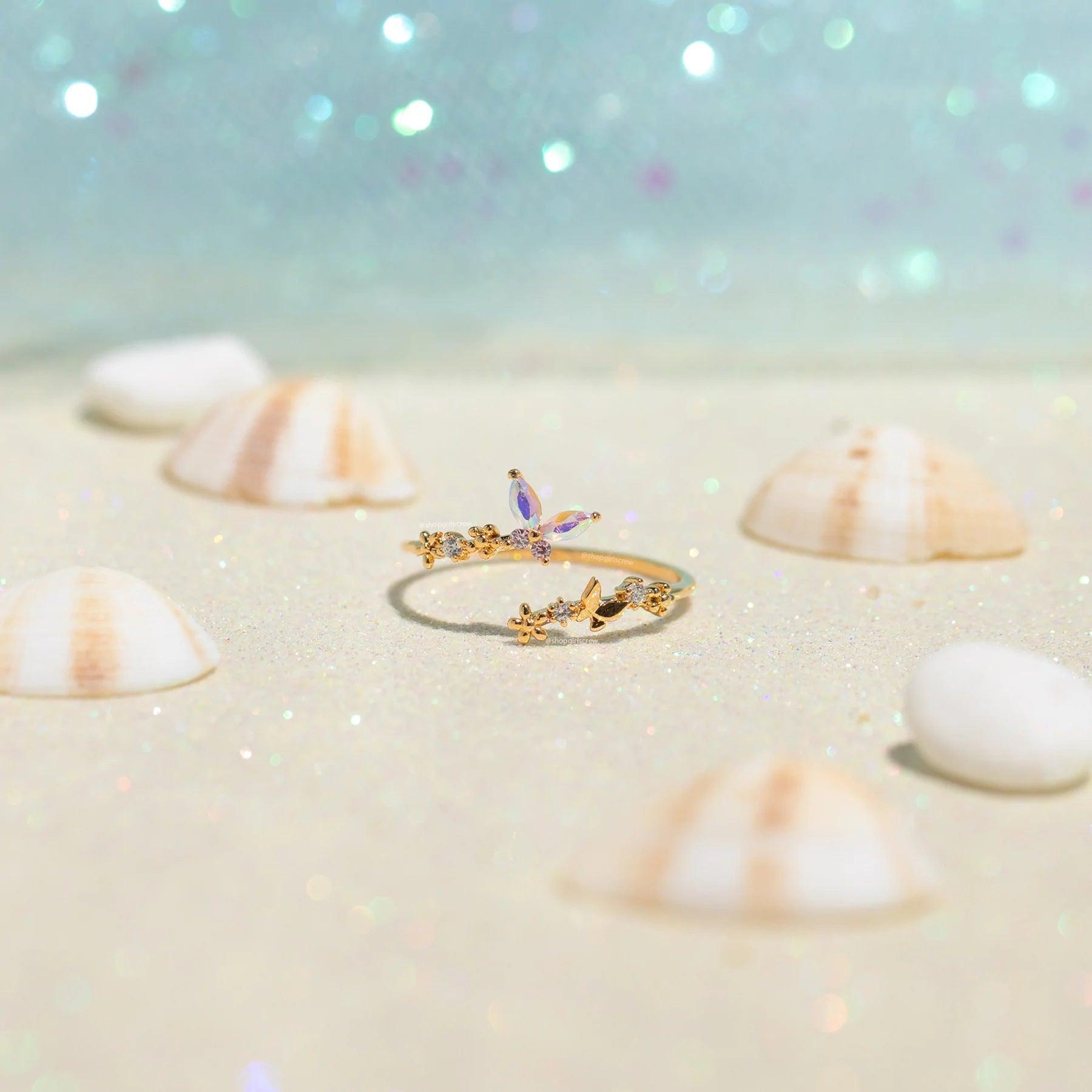 Butterfly Blossom Ring Stella Harte
