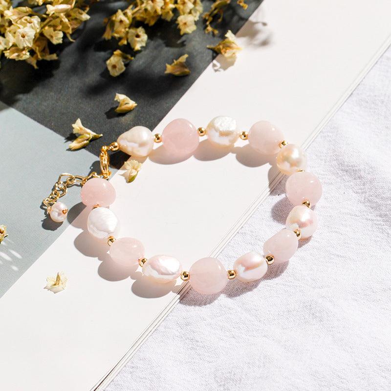 Amethyst Pearl Elegance Bracelet Stella Harte