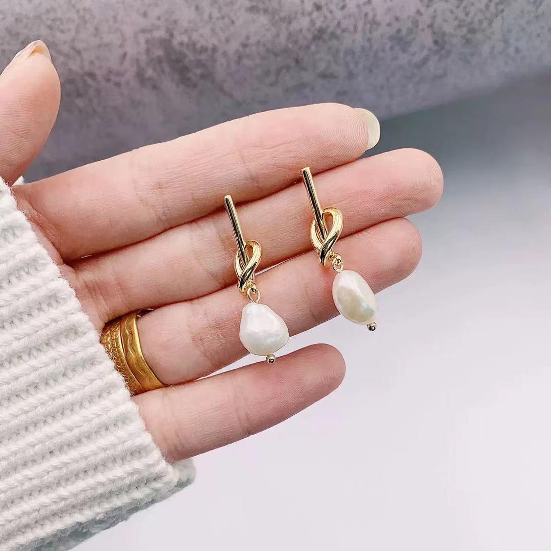 Aurora Pearl Drops Dangle Earrings Stella Harte