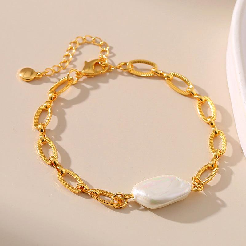 Isla Pearl Link Bracelet Stella Harte