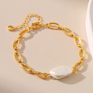 Isla Pearl Link Bracelet