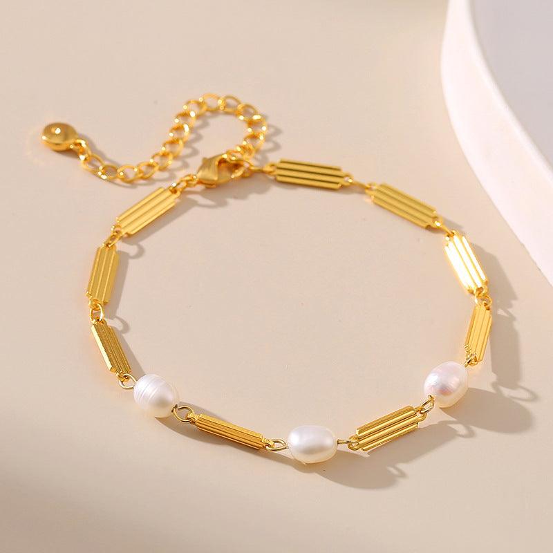Elara Pearl Accent Bracelet Stella Harte