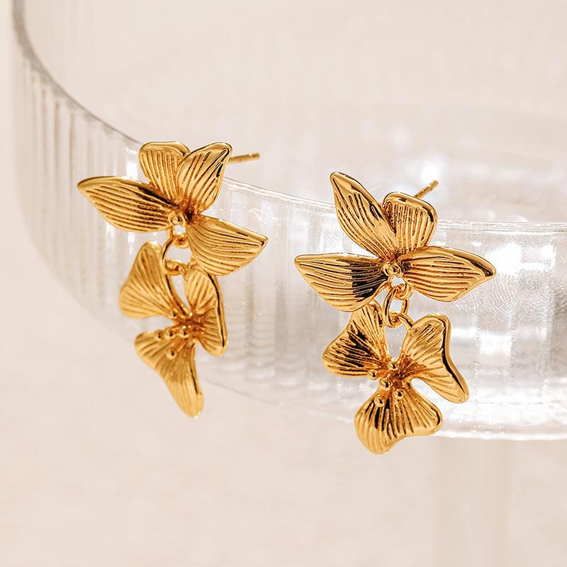 Avian Blossom Dangle Earrings Stella Harte