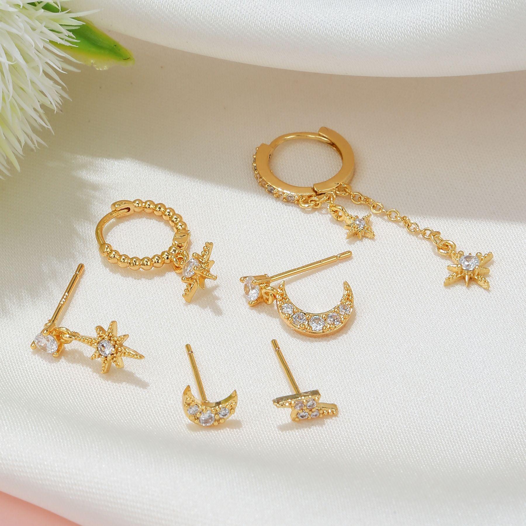 Starry Light Stud & Drop Earrings Stella Harte