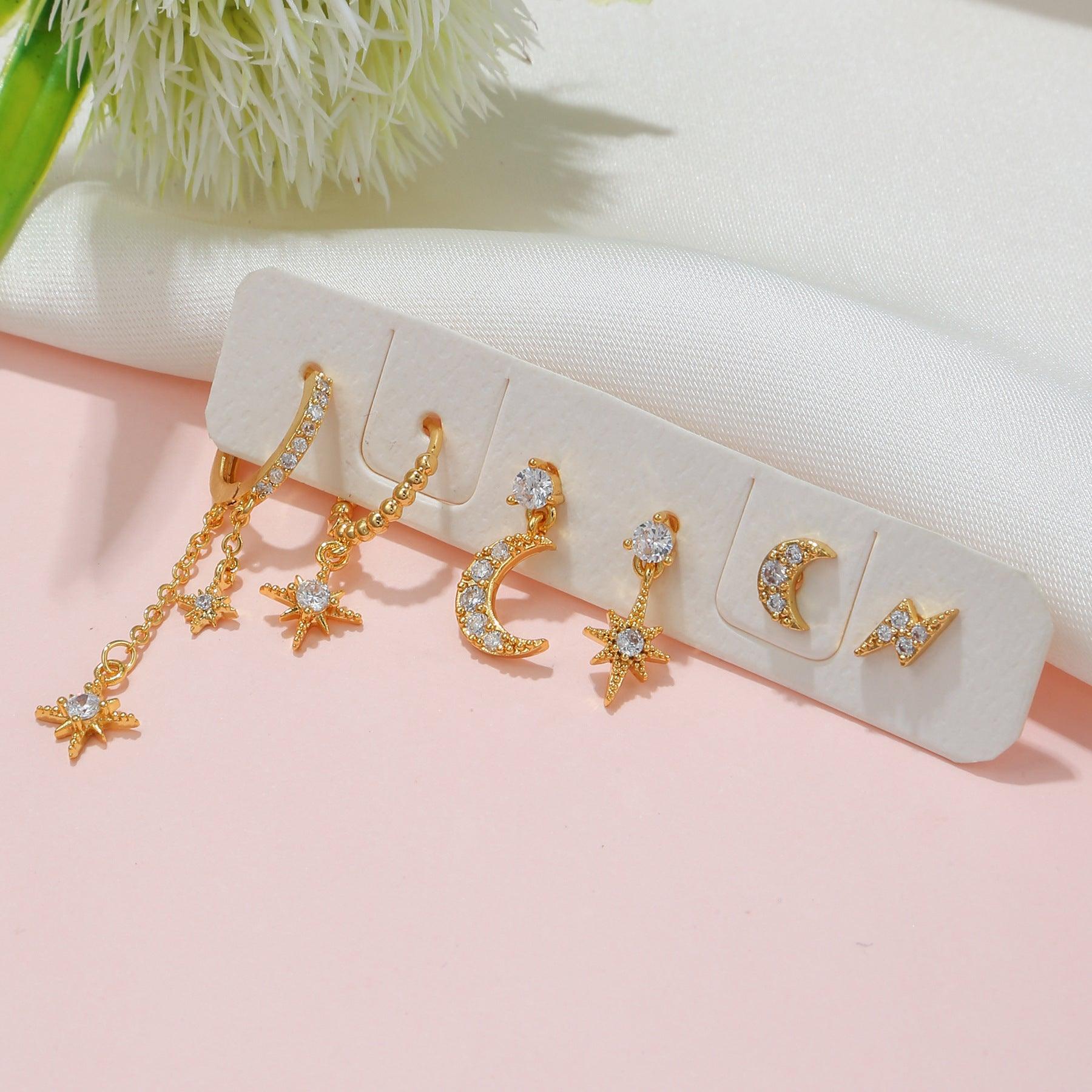 Starry Light Stud & Drop Earrings Stella Harte
