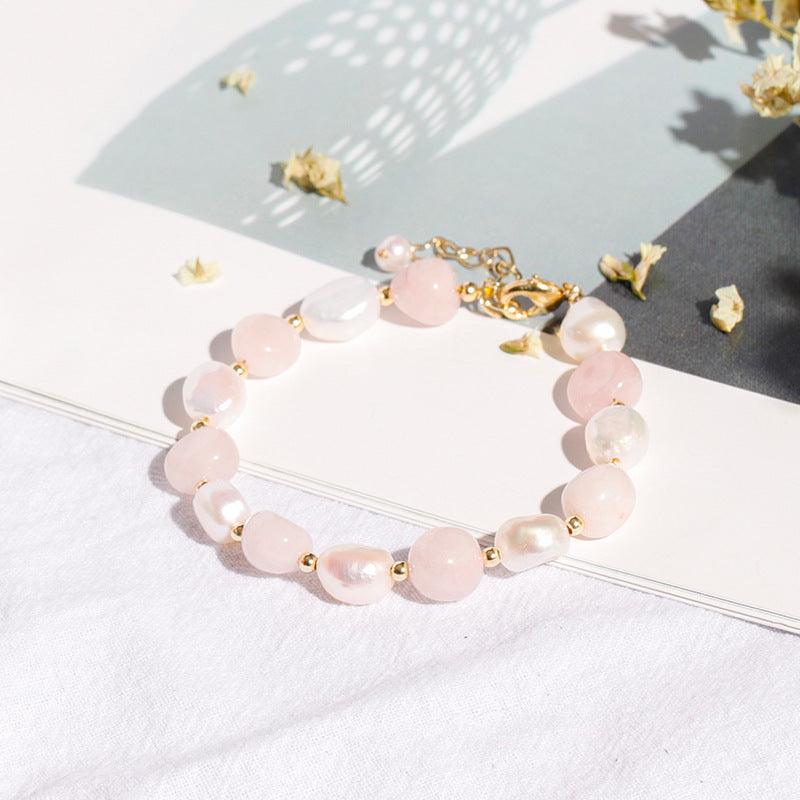 Amethyst Pearl Elegance Bracelet Stella Harte