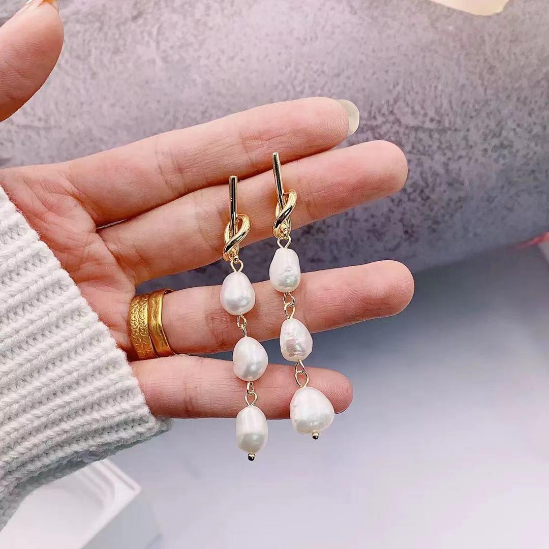 Aurora Pearl Drops Dangle Earrings Stella Harte