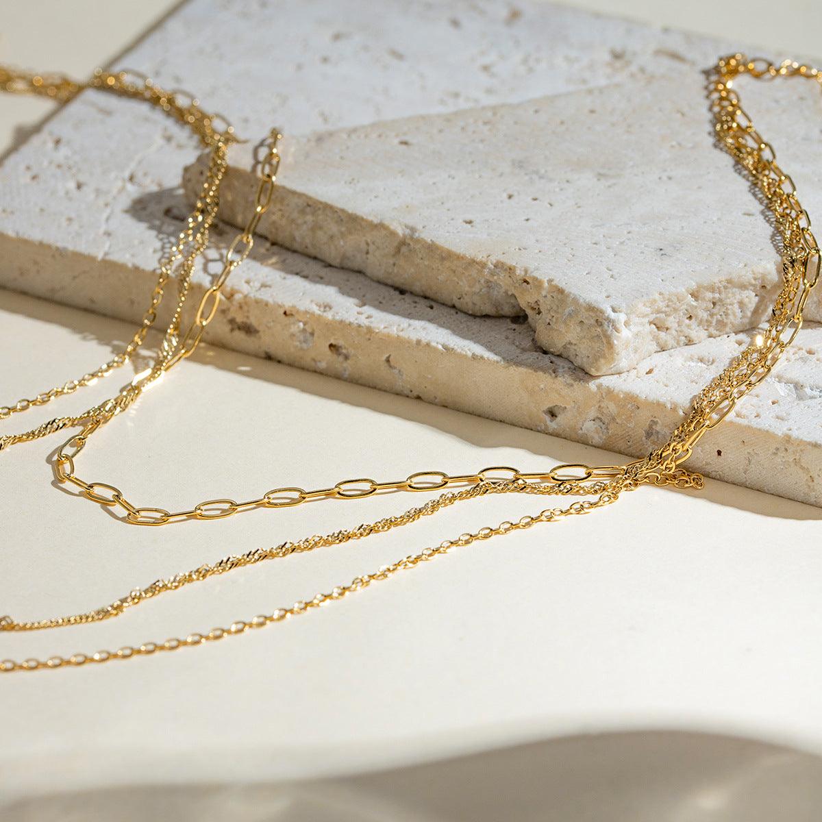 Sophia Layered Necklace Stella Harte