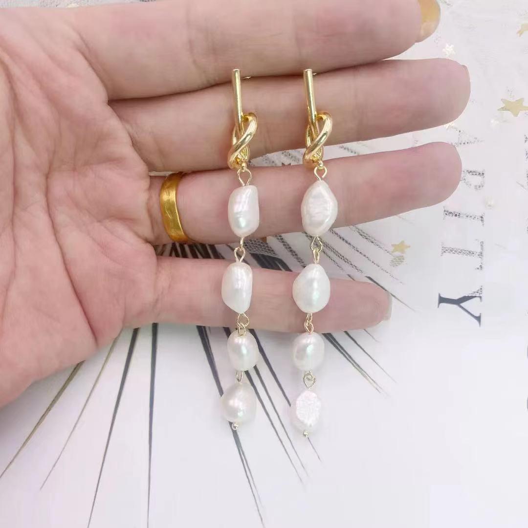 Aurora Pearl Drops Dangle Earrings