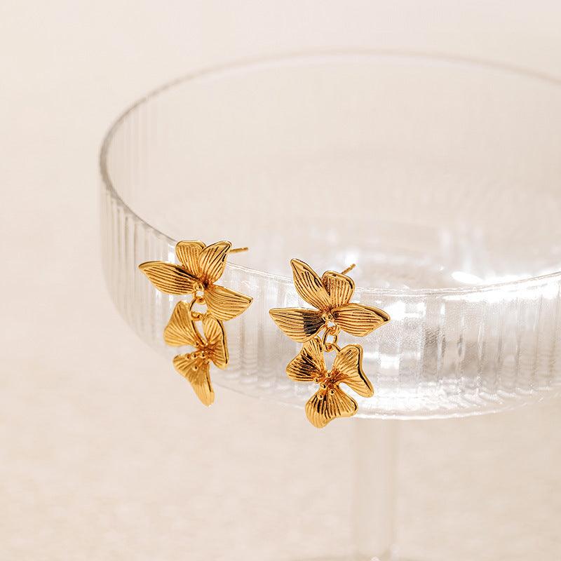 Avian Blossom Dangle Earrings Stella Harte