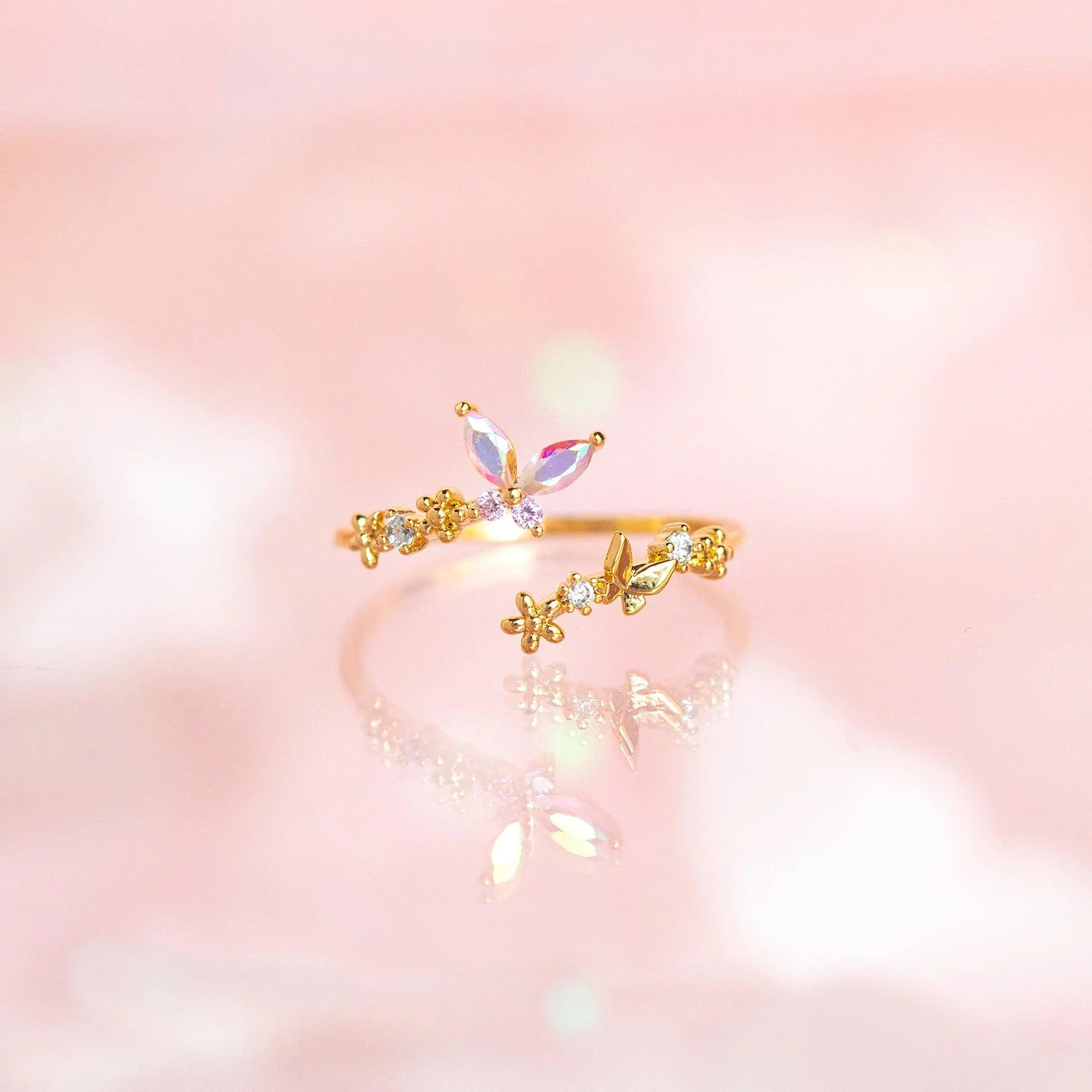 Butterfly Blossom Ring Stella Harte