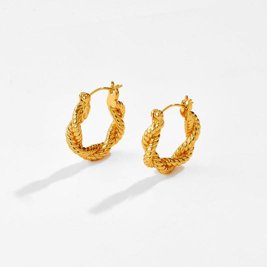 Twinkle Twist Hoop-It Earrings - Celebrity Style