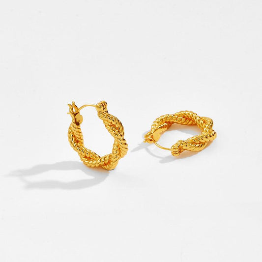 Twinkle Twist Hoop-It Earrings - Celebrity Style