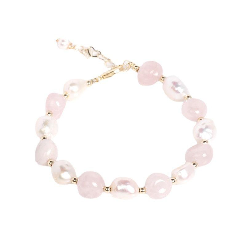 Amethyst Pearl Elegance Bracelet Stella Harte