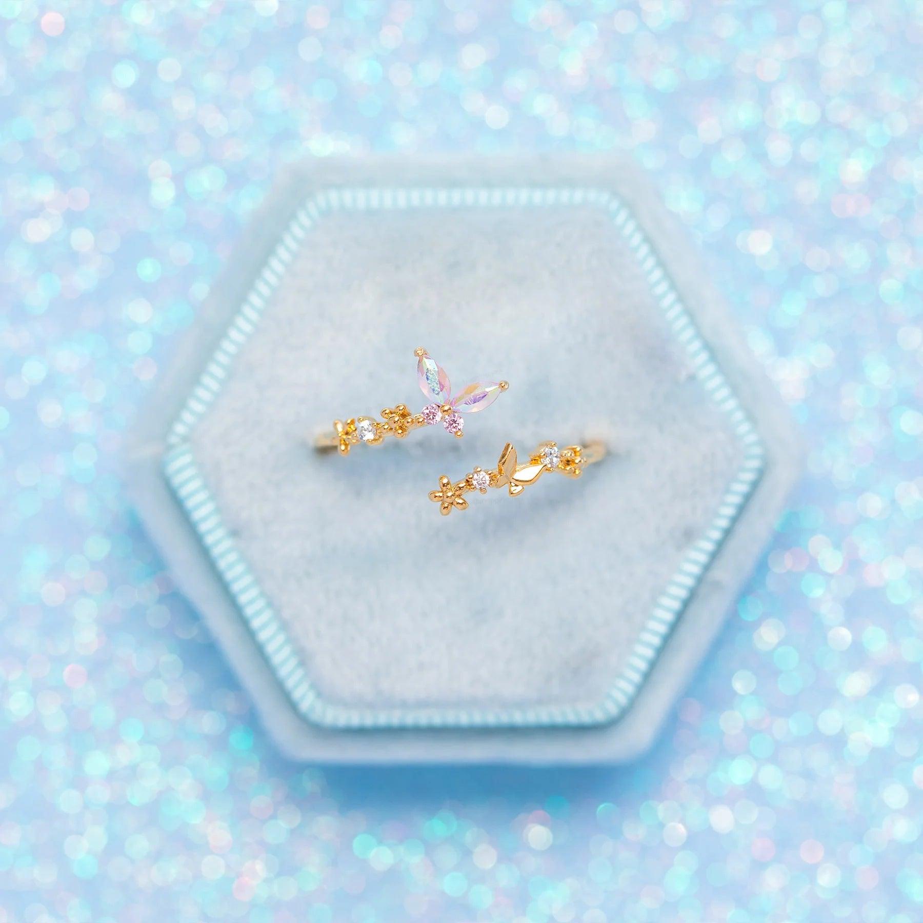 Butterfly Blossom Ring Stella Harte