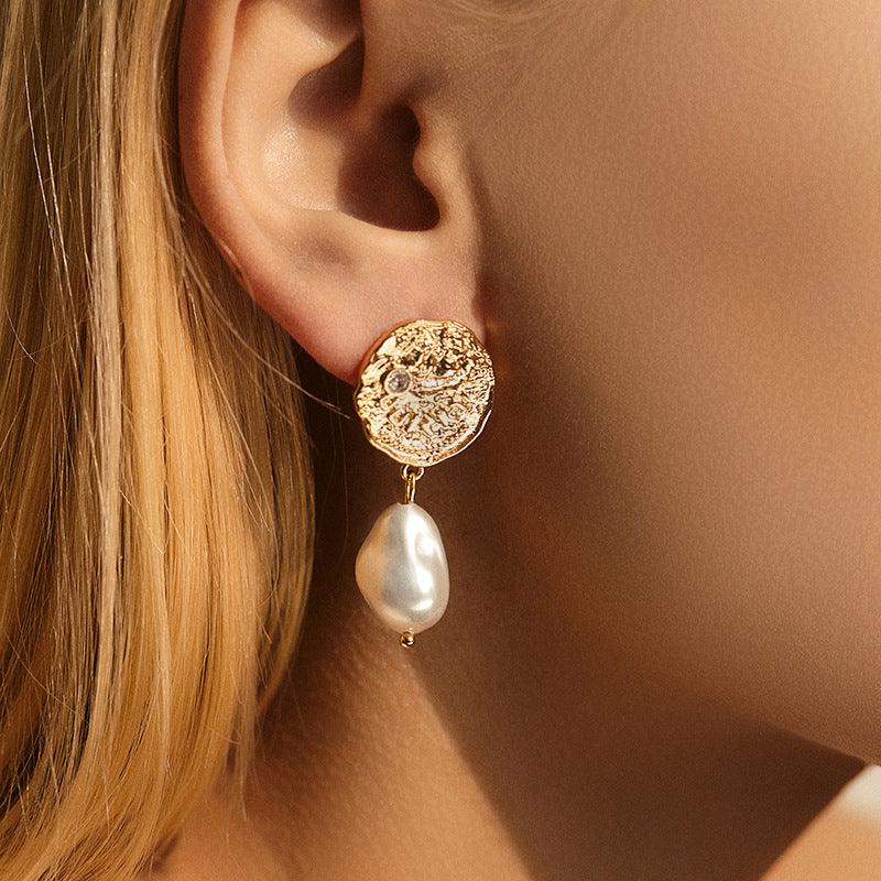 Solomon Pearl Drops Earrings Stella Harte