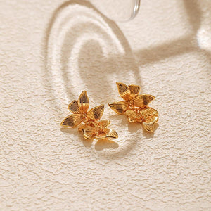 Avian Blossom Dangle Earrings