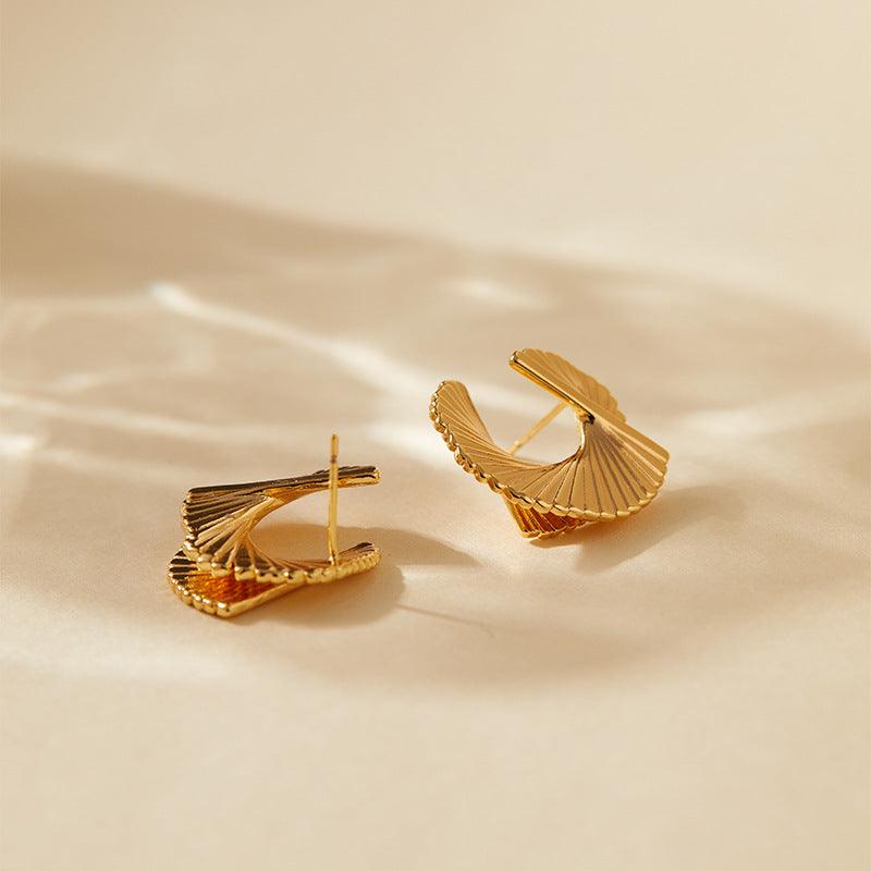 Celeste Swirl Stud Earrings Stella Harte