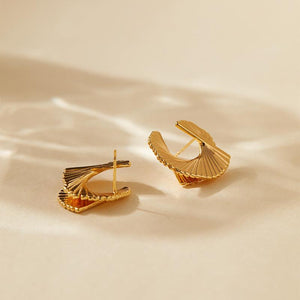 Celeste Swirl Stud Earrings