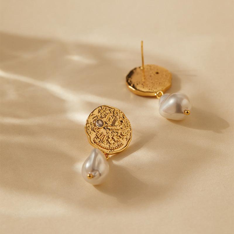 Solomon Pearl Drops Earrings Stella Harte