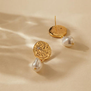 Solomon Pearl Drops Earrings