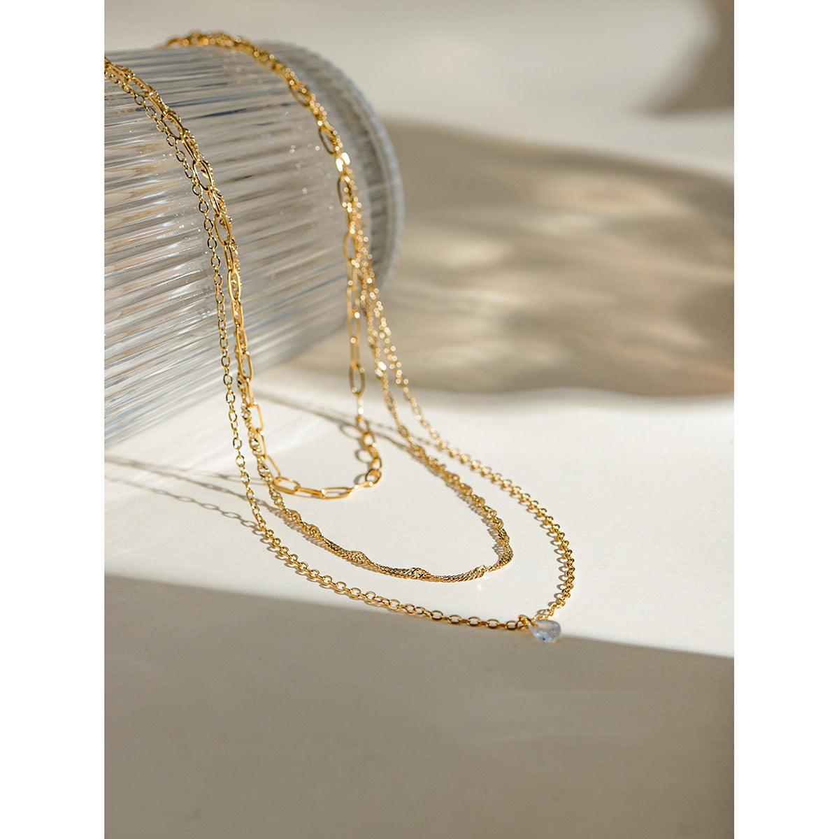 Sophia Layered Necklace Stella Harte
