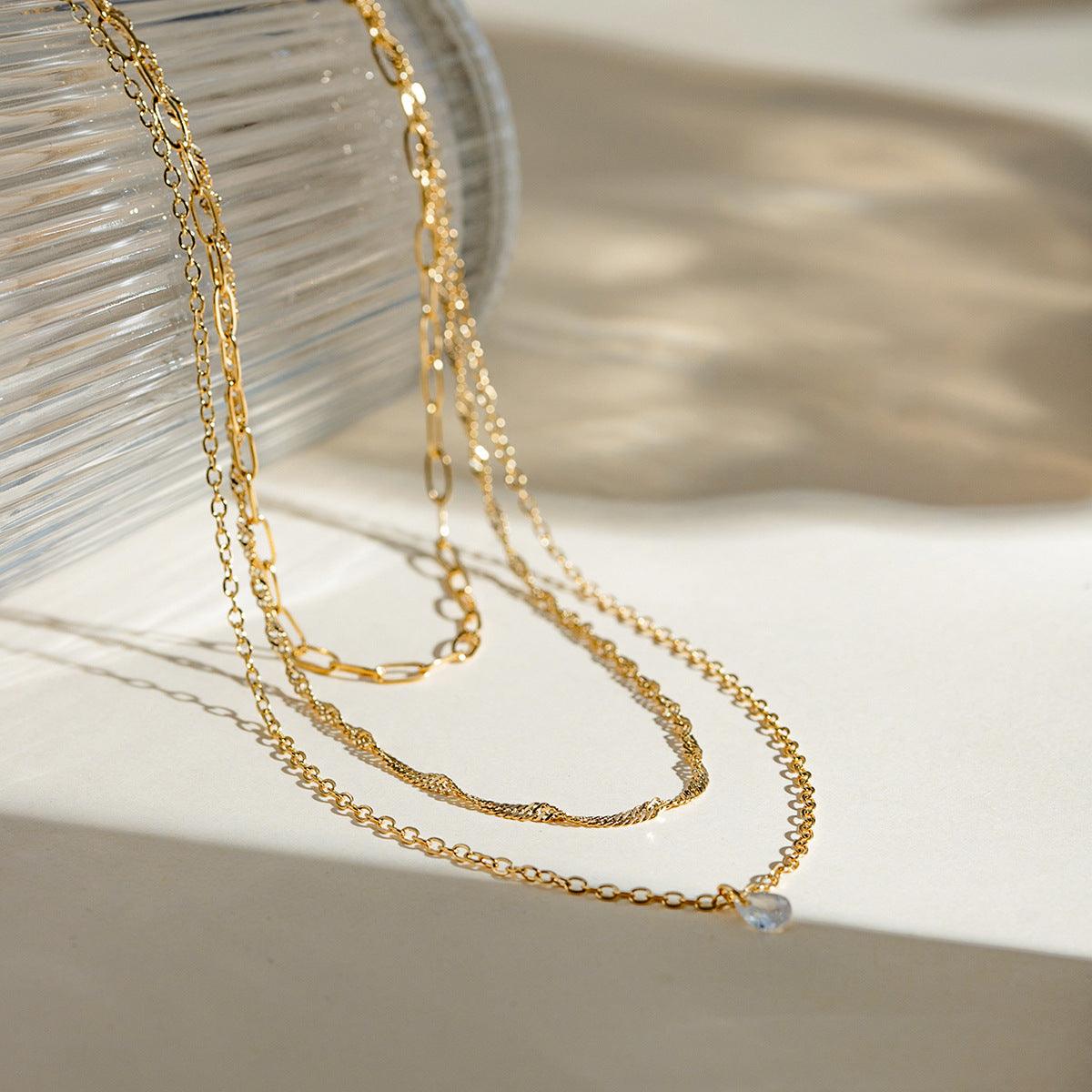 Sophia Layered Necklace Stella Harte
