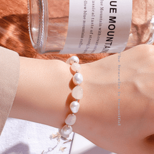 Amethyst Pearl Elegance Bracelet
