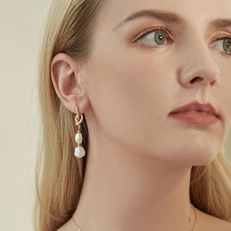 Aurora Pearl Drops Dangle Earrings Stella Harte