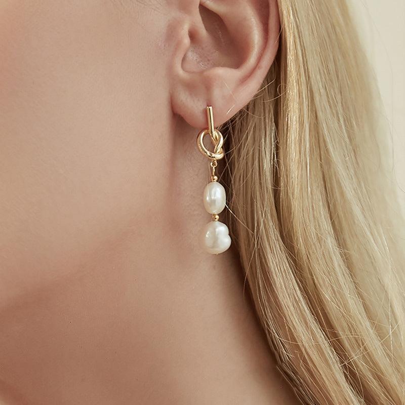 Aurora Pearl Drops Dangle Earrings Stella Harte