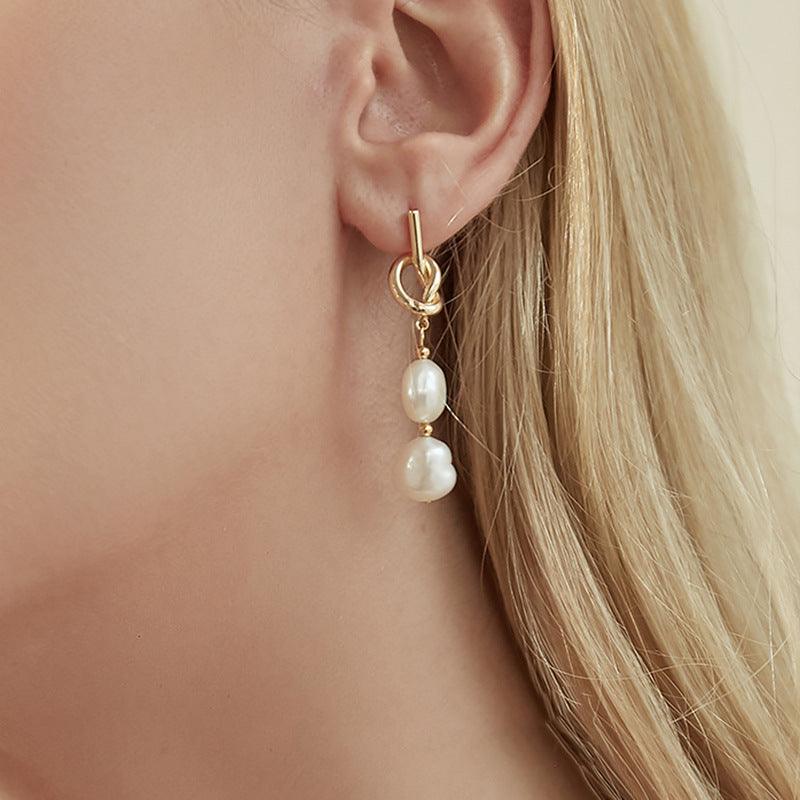 Aurora Pearl Drops Dangle Earrings