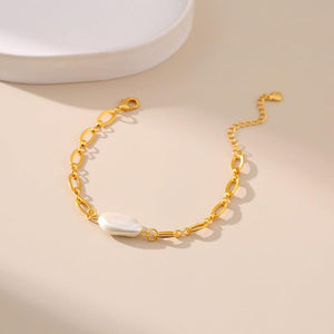 Isla Pearl Link Bracelet