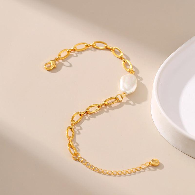 Isla Pearl Link Bracelet Stella Harte