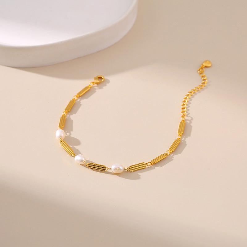 Elara Pearl Accent Bracelet