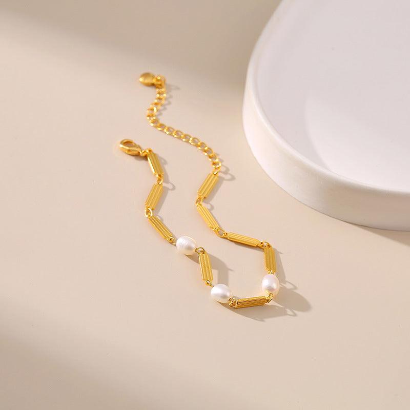 Elara Pearl Accent Bracelet Stella Harte