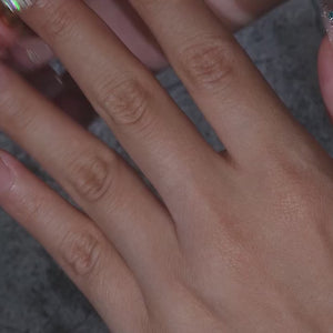 Oval Solitaire Infinity Ring