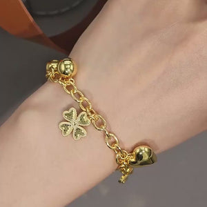 Lucky Heart Charm Bracelet