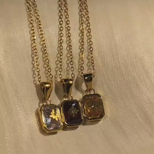 Star Birthstone Glow Necklace