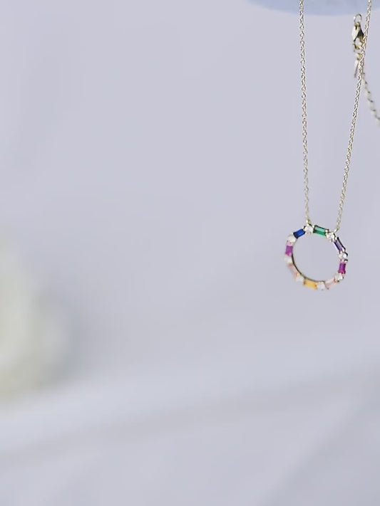 Rainbow Ring Radiance Necklace