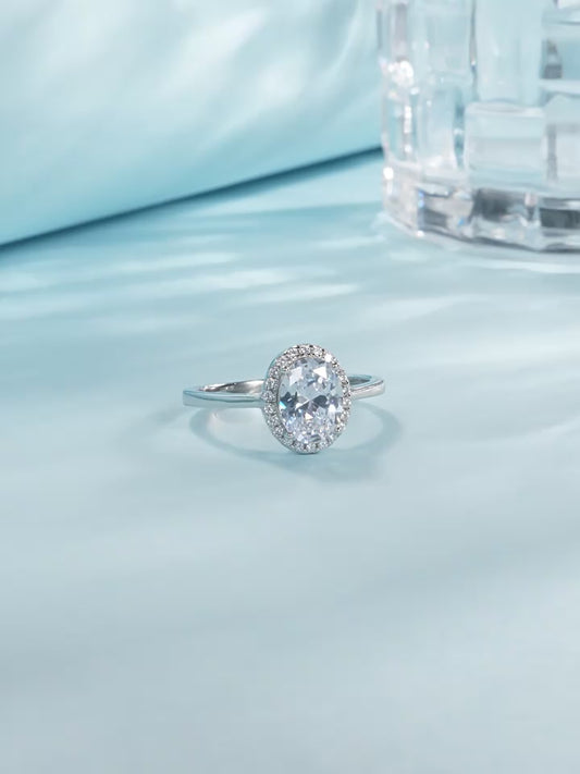 Ethereal Elegance Ring - Round Brilliant Cut